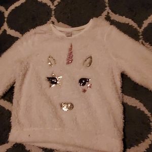 Fluffy kids crewneck